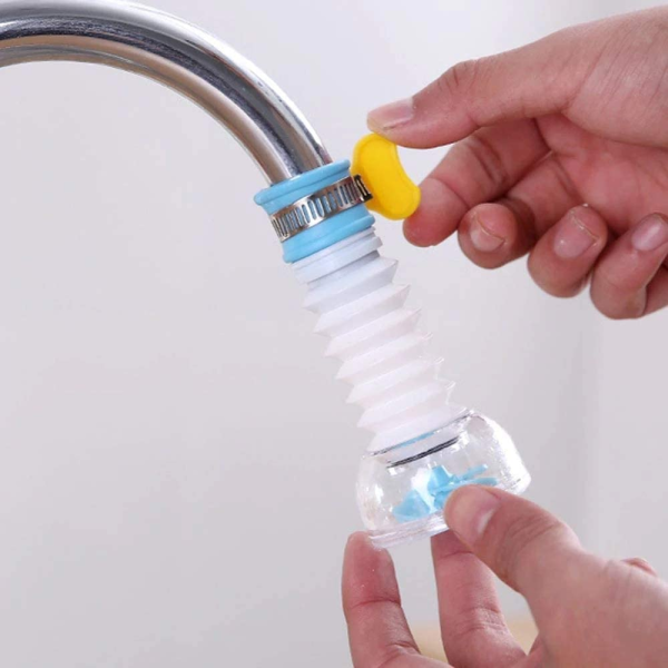 1 pc faucet tap anti splash 360 degree adjustable and rotating water purifier tap for kitchen shower with clip water saving filter random color 7