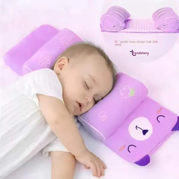 baby anti roll sleeping pillow